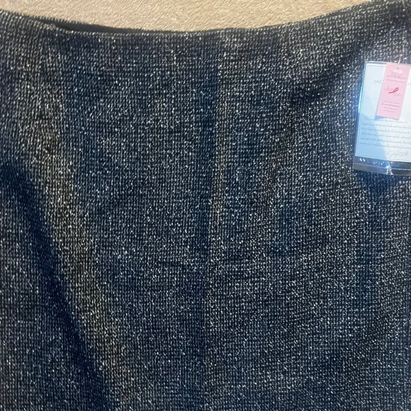 NWT Jaclyn Smith Anniversary Collection Women 12 Heather Grey Pencil Skirt - Picture 2 of 6